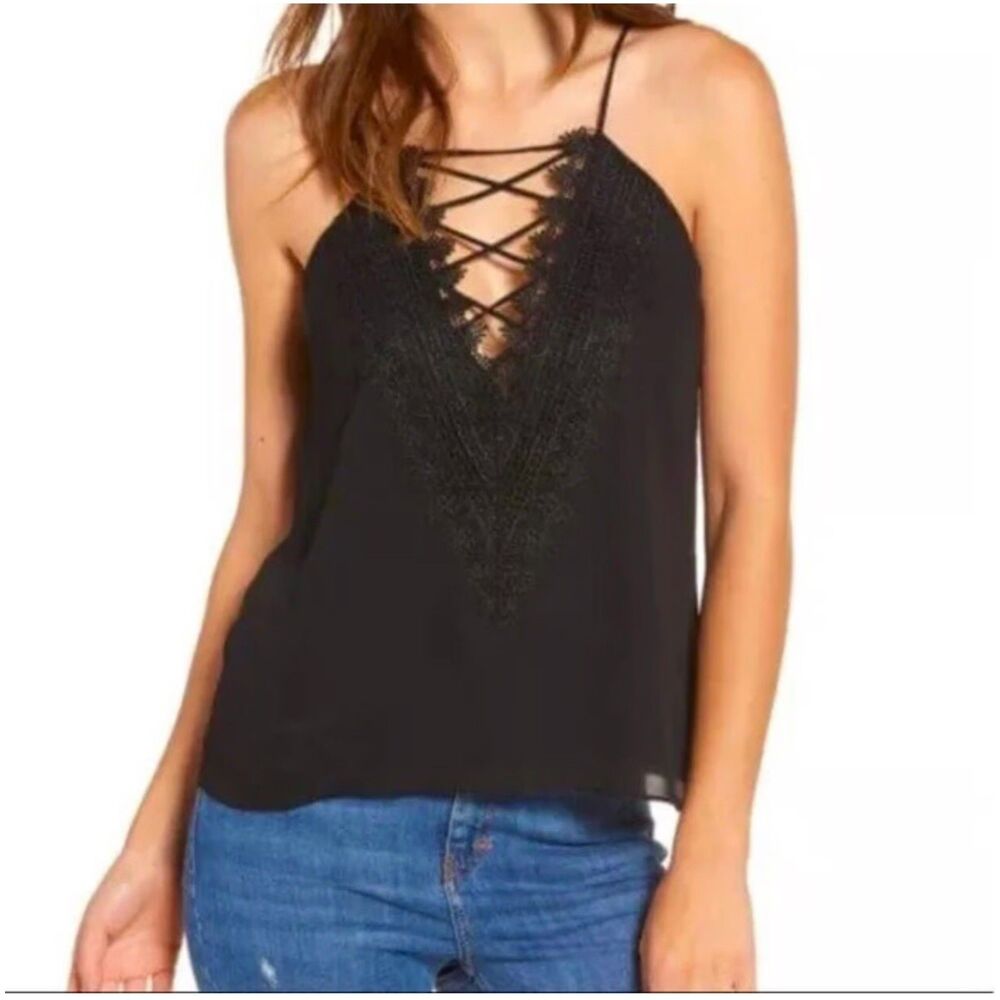 ⭐️3️⃣ for $20 ⭐️ WAYF black lace camisole size small